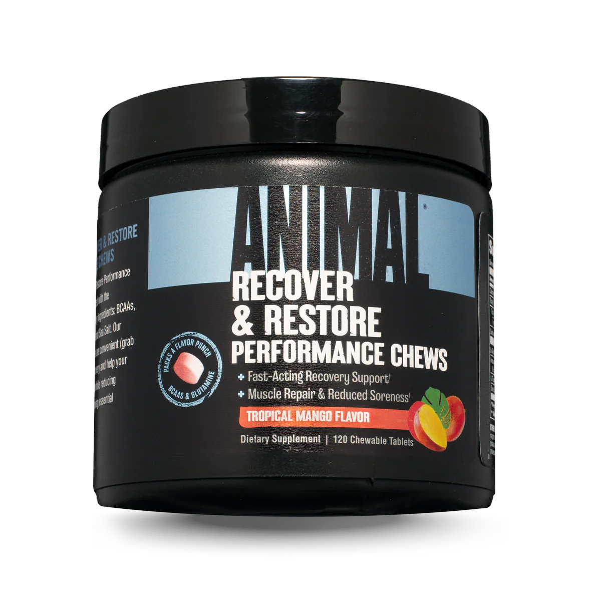 Animal Recover & Restore Performance Tropical Mango Chews 120 Tabs